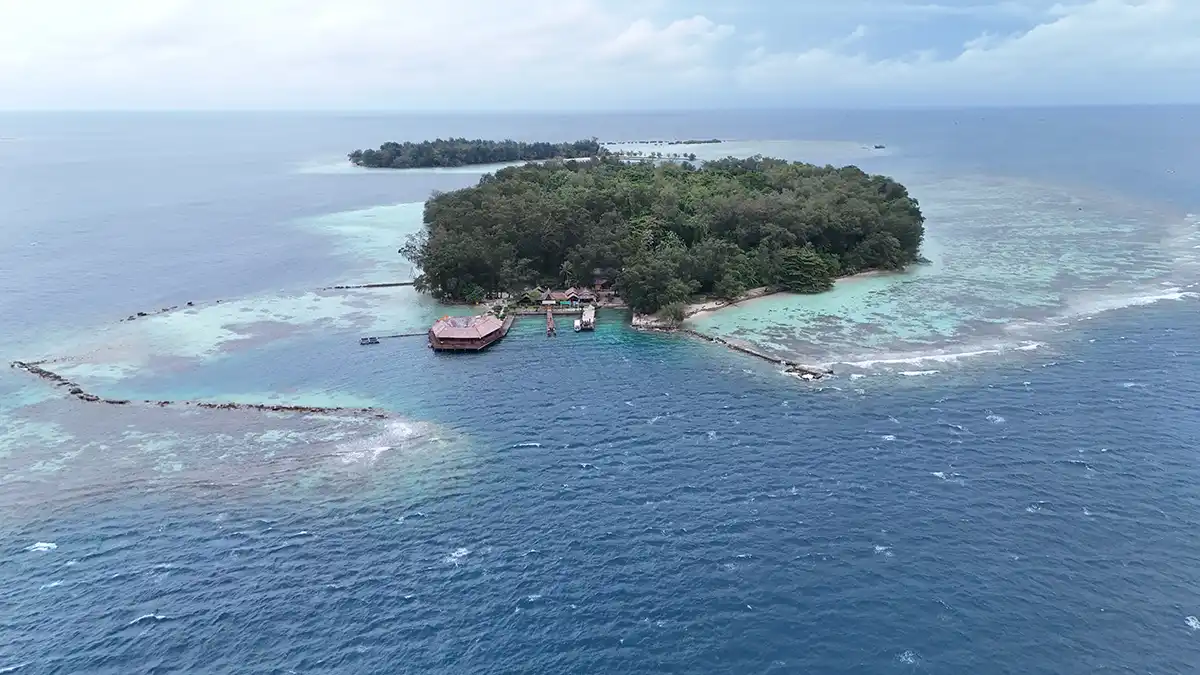 tour pulau seribu 1 hari lokasi pulau Pelangi