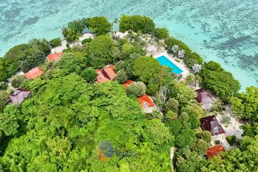 pulau putri pampak dari atas