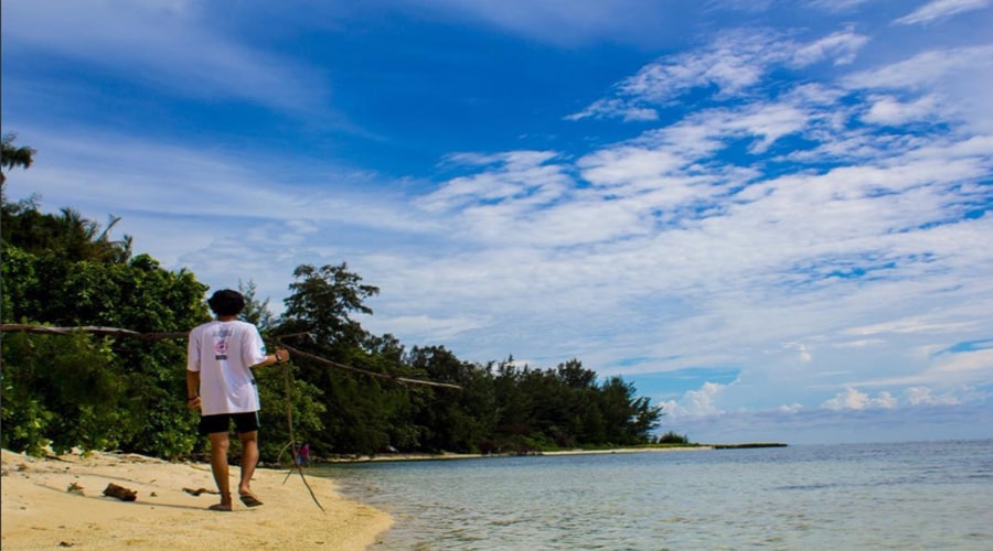 wisata pulau melinjo