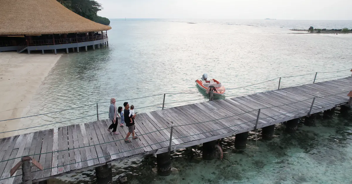 wisata keluarga di pulau pantara