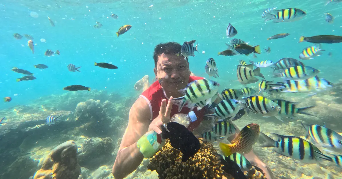 lokasi snorkling di pulau pari